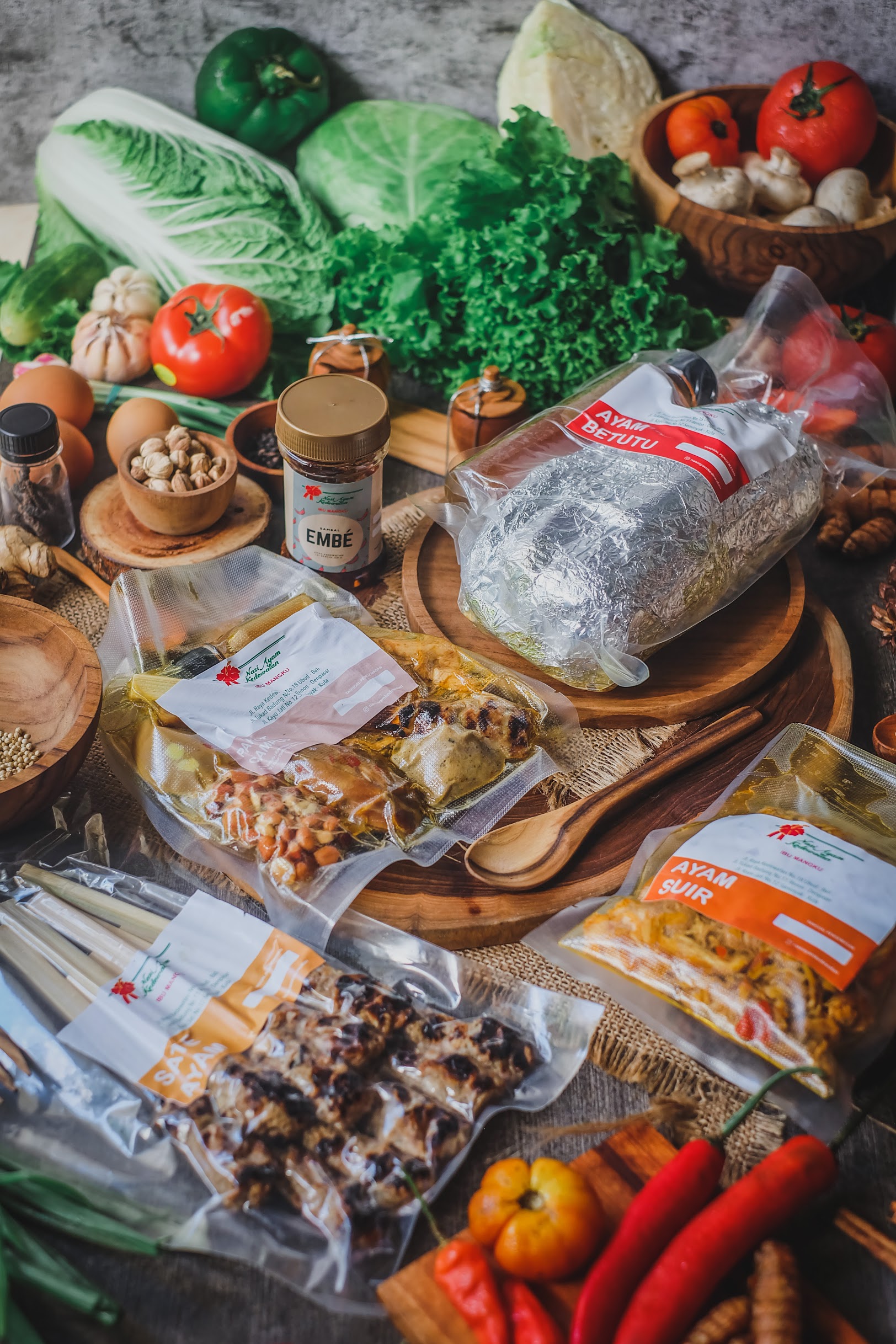 Koleksi produk vacum Ibu Mangku